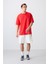 Fiesta Pamuklu Kalın Yumuşak Dokulu Oversize Fit Baskılı Erkek T-Shirt - 88323 2