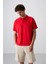 Fiesta Pamuklu Kalın Yumuşak Dokulu Oversize Fit Baskılı Polo Yaka Erkek T-Shirt - 88347 1