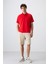 Fiesta Pamuklu Kalın Yumuşak Dokulu Oversize Fit Baskılı Polo Yaka Erkek T-Shirt - 88347 2
