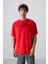 Fiesta Pamuklu Kalın Yumuşak Dokulu Oversize Fit Baskılı Erkek T-Shirt - 88329 1