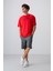Fiesta Pamuklu Kalın Yumuşak Dokulu Oversize Fit Baskılı Erkek T-Shirt - 88329 2