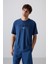 Parlament Pamuklu Kalın Yumuşak Dokulu Oversize Fit Baskılı Erkek T-Shirt - 88328 4