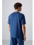 Parlament Pamuklu Kalın Yumuşak Dokulu Oversize Fit Baskılı Erkek T-Shirt - 88328 5