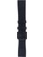 LW38-43 20 mm Hakiki Deri Kroko Siyah Kordon Siyah Toka 1