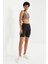 Gül Kurusu Çapraz Sırt Detaylı Slim Fit U Yaka Pedli Kadın Spor Büstiyer - 97121 2