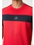 Kırmızı Polyester Nefes Alan Dokulu İnce Esnek Standart Fit Erkek Performans T-Shirt - 88396 3
