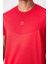 Kırmızı Polyester Nefes Alan Dokulu İnce Esnek Standart Fit Erkek Performans T-Shirt - 88391 2
