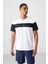 Beyaz Polyester Nefes Alan Dokulu İnce Esnek Standart Fit Erkek Performans T-Shirt - 88396 4