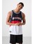 Tommy Life Tommy Life  Beyaz Polyester Nefes Alan Dokulu Ince Esnek Standart Fit Erkek Basketbol Atlet - 88395 5