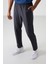 Antrasit Polyester İnce Yumuşak Comfort Fit Erkek Eşofman Alt - 82120 1