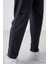 Antrasit Polyester İnce Yumuşak Comfort Fit Erkek Eşofman Alt - 82120 5