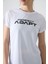 Beyaz Polyester Nefes Alan Dokulu İnce Esnek Standart Fit Performans Kadın T-Shirt - 97283 3