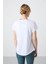Beyaz Polyester Nefes Alan Dokulu İnce Esnek Standart Fit Performans Kadın T-Shirt - 97283 5