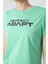 Su Yeşili Polyester Nefes Alan Dokulu İnce Esnek Standart Fit Performans Kadın T-Shirt - 97283 3