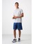 Gri Polyester Nefes Alan Dokulu İnce Esnek Standart Fit Erkek Performans T-Shirt - 88390 2