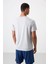 Gri Polyester Nefes Alan Dokulu İnce Esnek Standart Fit Erkek Performans T-Shirt - 88390 5