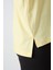 Sarı Penye Modal Yumuşak Tuşeli Oversize Fit Basic Kadın T-Shirt- 97285 4