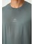 Haki Polyester Nefes Alan Dokulu İnce Esnek Standart Fit Erkek Performans T-Shirt - 88387 2