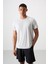 Taş Polyester Nefes Alan Dokulu İnce Esnek Standart Fit Erkek Performans T-Shirt - 88388 4