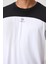Beyaz Polyester Nefes Alan Dokulu İnce Esnek Standart Fit Erkek Performans T-Shirt - 88386 3