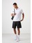 Beyaz Polyester Nefes Alan Dokulu İnce Esnek Standart Fit Polo Yaka Erkek Performans T-Shirt - 88402 1