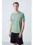 Açık Yeşil Erkek Basic Kısa Kol Standart Kalıp O Yaka T-shirt - 87911 4