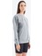 Tommy Life Gri Melanj O Yaka Cep Detaylı Oversize Kadın Sweatshirt - 97276 4