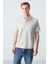 Taş Basic Göğüs Logolu Standart Kalıp Triko Polo Yaka Erkek T-Shirt - 87768 4