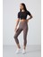 Kahverengi Yüksek Bel Slim Fit Dar Paça Kadın Kapri Tayt - 93097 1