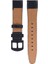 LW38-43 20 mm Hakiki Deri Spor Siyah Kordon Siyah Toka 2