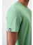 Pastel Yeşil Erkek Basic Kısa Kol Standart Kalıp O Yaka T-shirt - 87911 2