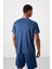 Parlament Polyester Nefes Alan Jakarlı İnce Esnek Standart Fit Erkek Performans T-Shirt - 88398 6