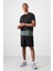 Siyah Polyester Nefes Alan Dokulu İnce Esnek Standart Fit Erkek Performans T-Shirt - 88383 2