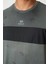 Haki Polyester Nefes Alan Jakarlı İnce Esnek Standart Fit Erkek Performans T-Shirt - 88398 3