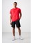 Tommy Life Kırmızı Polyester Nefes Alan Dokulu Ince Esnek Standart Fit Erkek Performans T-Shirt - 88387 3