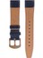 LW38-43 20 mm Hakiki Deri Floter Lacivert Kordon Gold Toka 3
