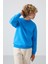 Saks Pamuklu Kalın İçi Tüylü Yumuşak Dokulu Standart Fit Nakışlı Erkek Çocuk Sweatshirt - 11232 3