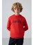 Fiesta Pamuklu Kalın İçi Tüylü Yumuşak Dokulu Standart Fit Baskılı Erkek Çocuk Sweatshirt - 11216 4