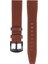 LW38-43 20 mm Hakiki Deri Düz Taba Kordon Siyah Toka 2