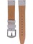 LW38-43 20 mm Hakiki Deri Kroko Krem Kordon Silver Toka 3