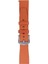 LW38-43 20 mm Hakiki Deri Safiano Turuncu Kordon Silver Toka 1