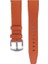 LW38-43 20 mm Hakiki Deri Safiano Turuncu Kordon Silver Toka 2