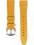 LW38-43 20 mm Hakiki Deri Safiano Sarı Kordon Silver Toka 2