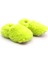 Neon Yeşil Peluş Pamuklu Kaydırmaz Bebek Patik 1