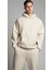 Erkek Bej Rengi Oversize Sweatshirt 3