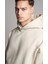 Erkek Bej Rengi Oversize Sweatshirt 4