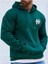 Erkek Yeşil Oversize New York Baskılı Sweatshirt 1