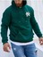 Erkek Yeşil Oversize New York Baskılı Sweatshirt 2