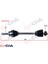 Komple Aks Sol Uno 70 1.4İ 94-00 552Mm 12 1
