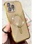 iPhone 15 Pro Max Kamera Korumalı Parlak Simli Magsafe Destekli Modern Shimmer Kılıf 4
